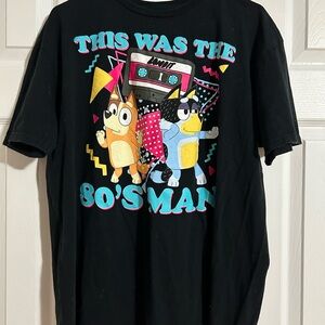 Unisex XL Bluey 80s Graphic T-Shirt